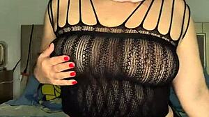 Naughty Masked Babe Teases Her Pussy