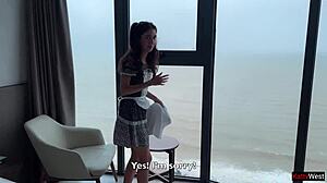 time freeze trick - banging the maid and creaming inside her