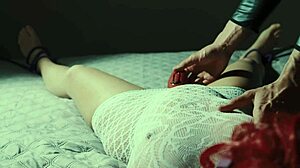 milf tied up for muff diving to orgasm