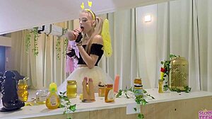 bonnie dolce in suspension bondage as flying bee slut trailer 03