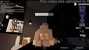 I watched this slut get gangbanged in a Roblox condo