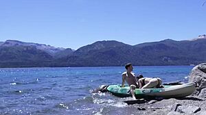 yo, can you believe this horny teen couple got caught banging on a public beach?