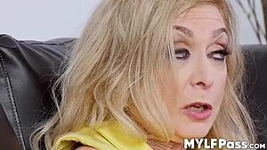 Rich Milf Nina Hartley Rides Monster Cock Hard