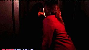 Student sucks cock at the gloryhole