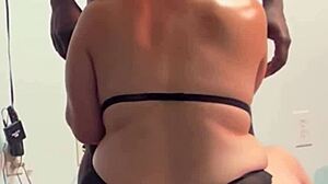 hot white milf serves her sexy black boss in office