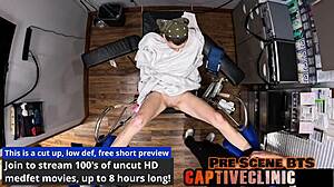 Behind the scenes with Lilly Jade in latex and gloves