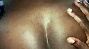 Watch african couple in reverse cowgirl