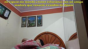 My Husband Offers Me as a Whore to His Mature Chubby Friend for Money