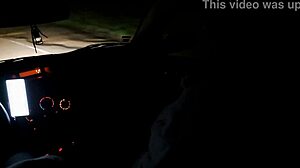 girlfriend in heels bangs stranger outdoors