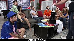 Gang Enjoys a Wild Freeuse Dare Contest