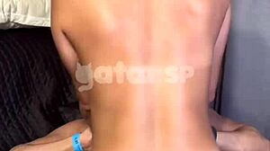 Brazilian Wife Poses for Husband's Camera