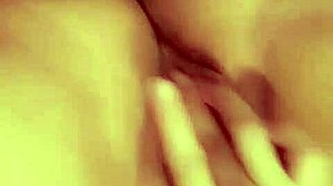 Redhead Latina Fingers Shaved Pussy