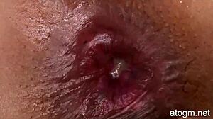 uncensored japanese girl takes a toy deep in her big ass, getting very hot part four