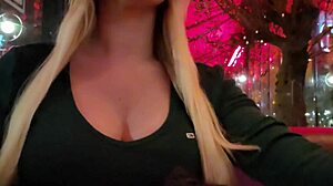 don't cum inside, but I explode twice in her bar hookup!