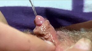 feeling overwhelmed watching this intense vaginal climax close-up