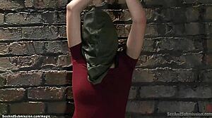 bound and spreaded, this slut gettin anal fucked hard, damn i cant even...!