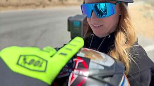 Whitney's downhill cycling turns xxx hot!