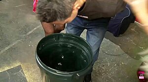 Two Lovely Ladies Deepthroat and Fuck Lucky Guy with Handjobs!