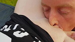 Foot Job And Pussy Gushing Fun