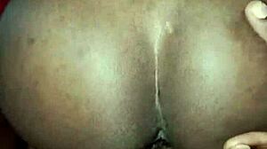 Watch african couple in reverse cowgirl