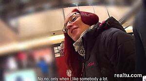 Gorgeous Czech Kitten Teased in Mall, Pounded Anal POV