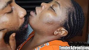 Sloppy Kiss and Passionate Sex Ends in Intimate Creampie