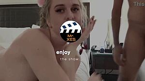 the blonde pawg girl next door submits to daddy in the bathroom