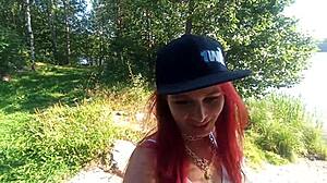 Got wild with my girl by the lake, sex was amazing! 🌊💦