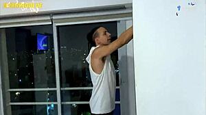 My secretary visits and gives the best blowjob ever, with DulceCorrentina