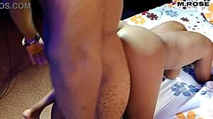 Girls ass left wide open after stuffing it with a huge dick