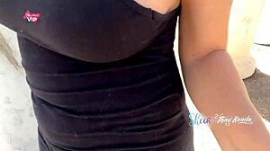 Naughty couple FUCKS in public, cars WATCHING