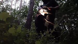 I fuck my stepsister in the mouth in the woods so her boyfriend doesnt catch us