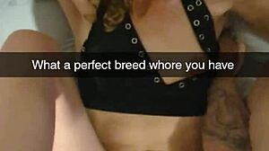 cheating girlfriend gets breed by huge cock on snapchat