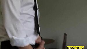 real chubby submissive gets deep throated hard! 😩