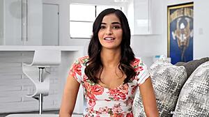 I am so stoked to have this big cock destroy my pussy for my first scene