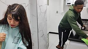 Rioc Fucks Stunning Tetona Jennie in Kitchen Scene