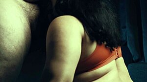 amateur bbw latina enjoys giving blowjobs and makes him cum quickly with her delicious ass