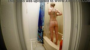 Kristi Love Enjoys A Wild Shower Bath