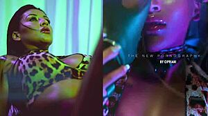 Latina teen plays with soap in shower before bathing