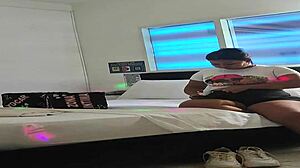 Damn! Mature whore cheats with her 18+ step-nephew in wild homemade ride!