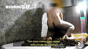 Early Morning Anal Session with Ksal Morningstar in Hardcore Style.