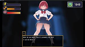 femuzero red haired girl in dominant pose