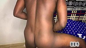 African porn showcases a big dick slamming slim cutie in wetpussynaija style. Watch the best standing doggy bang in this rough gh video.