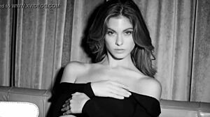 seductive glamorous girls dancing in music video