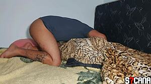 Young Woman In Lingerie Poses Seductively.