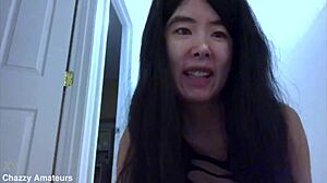 Alexandria Wu in Sexy Spaghetti Straps