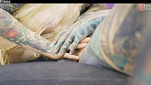 Shy Goth Punk Girl Tries Anal for the First Time with Toys