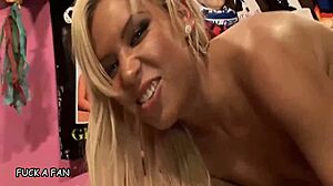 Kacey Jordan leads friends in oral and anal gangbang action