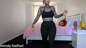 yo, check this fit milf with big tits trying on haul stuff! 😍