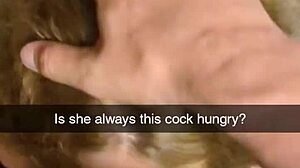 cheating girlfriend gets breed by huge cock on snapchat